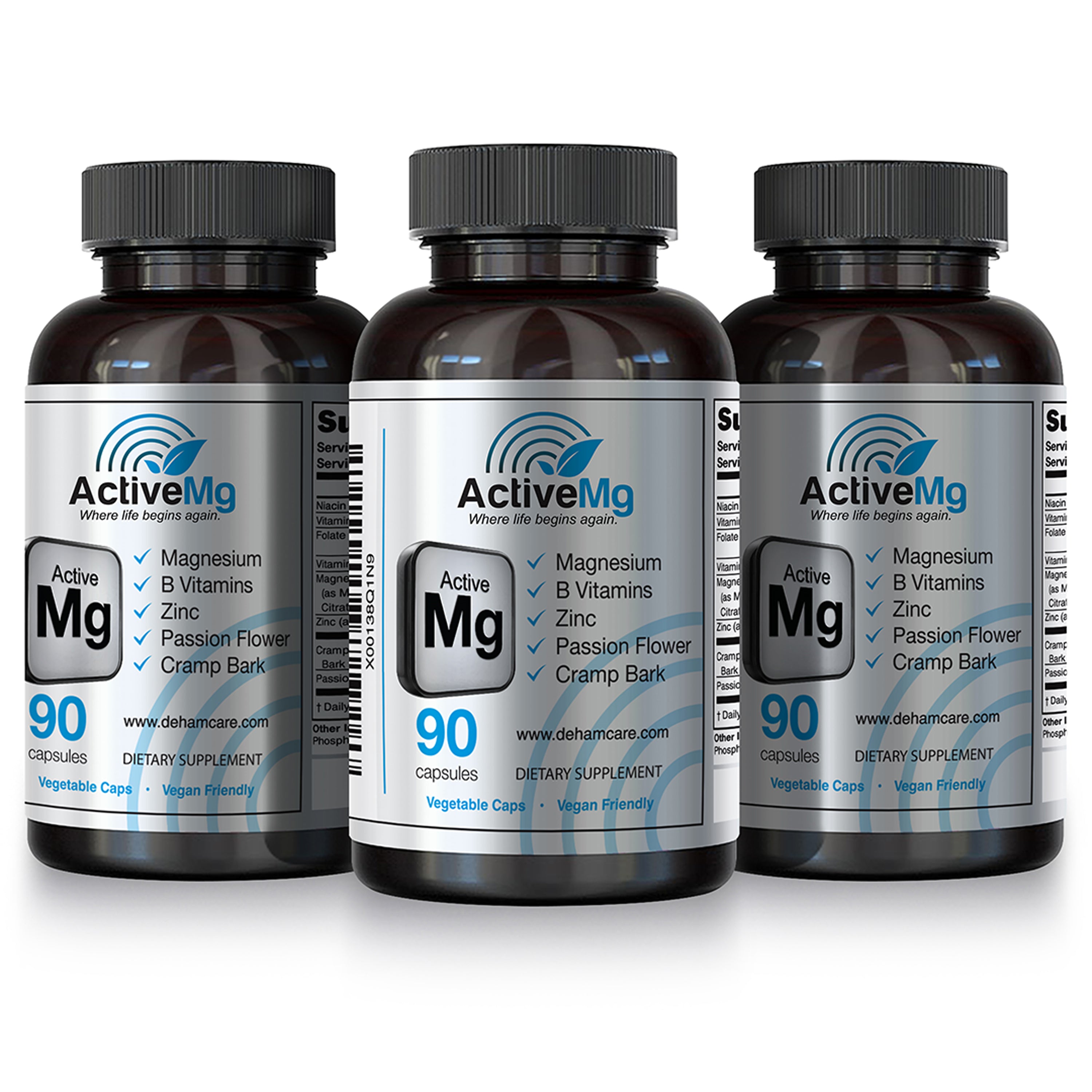 Active Mg - Magnesium Supplement | 3 Pack