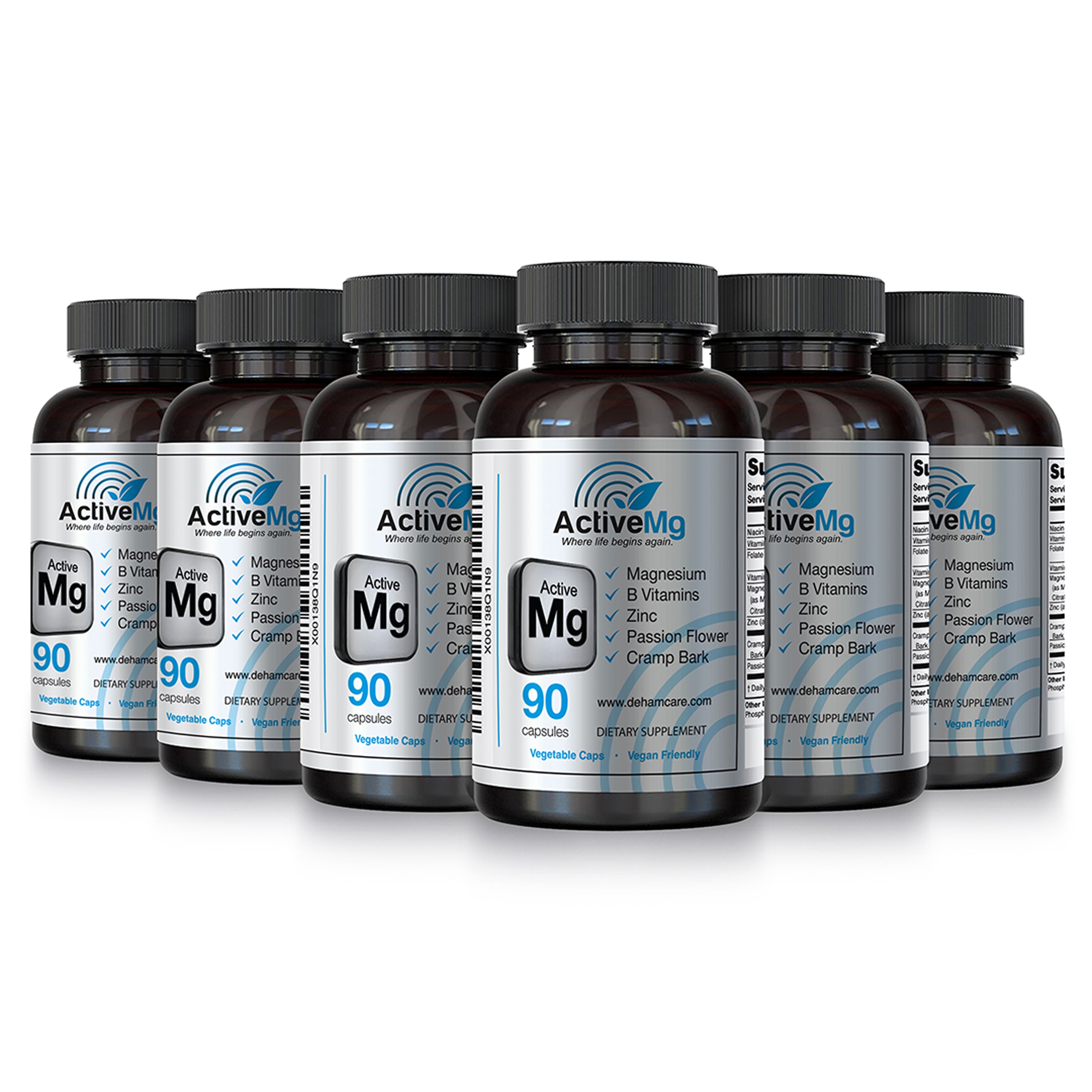 Active Mg - Magnesium Supplement | 6 Pack